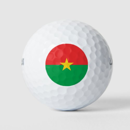 Patriotic Burkina Faso Flag Golf Balls