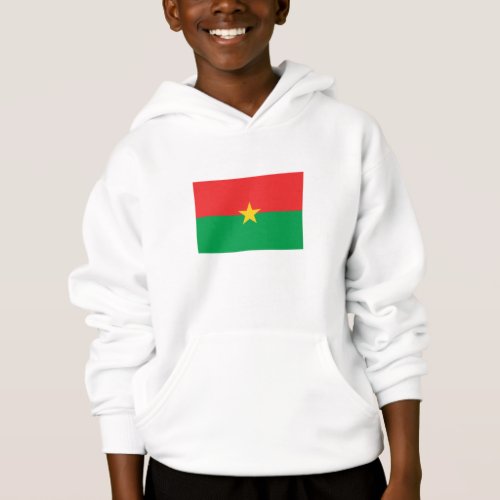 Patriotic Burkina Faso Flag Hoodie