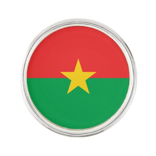 Patriotic Burkina Faso Flag Lapel Pin