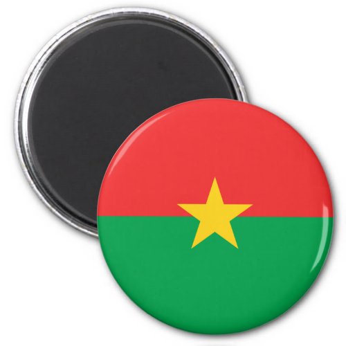 Patriotic Burkina Faso Flag Magnet