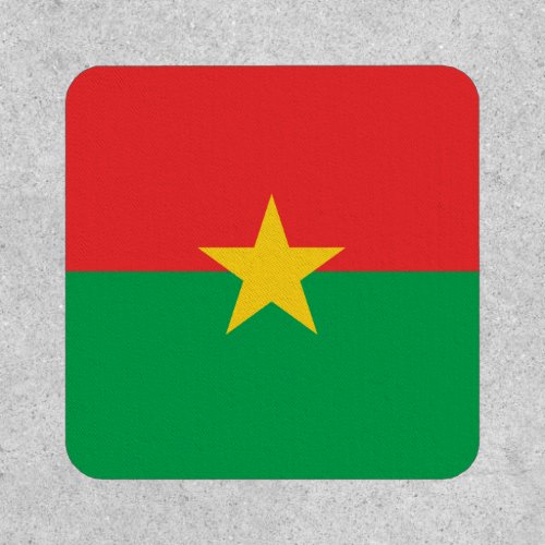 Patriotic Burkina Faso Flag Patch