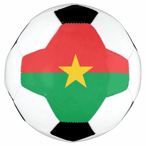 Patriotic Burkina Faso Flag Soccer Ball