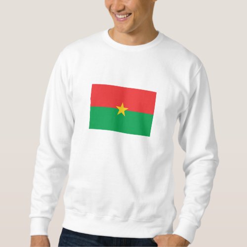 Patriotic Burkina Faso Flag Sweatshirt