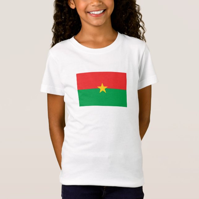 Patriotic Burkina Faso Flag T-Shirt (Front)