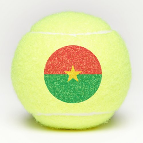 Patriotic Burkina Faso Flag Tennis Balls