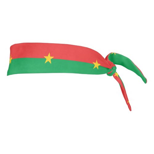 Patriotic Burkina Faso Flag Tie Headband