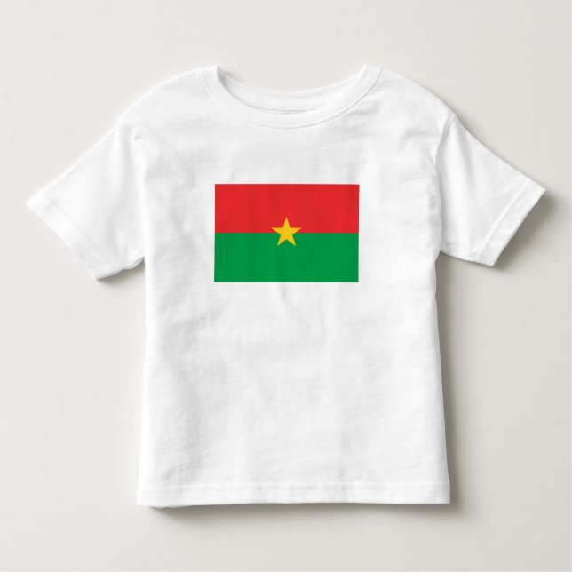 Patriotic Burkina Faso Flag Toddler T-shirt (Front)