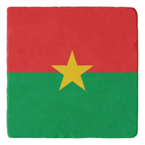 Patriotic Burkina Faso Flag Trivet