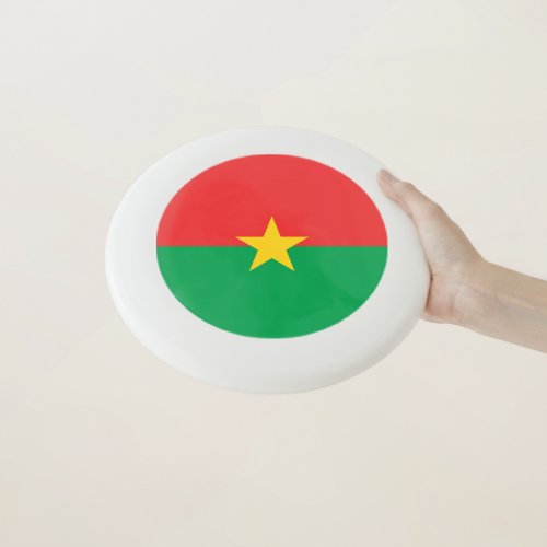 Patriotic Burkina Faso Flag Wham_O Frisbee
