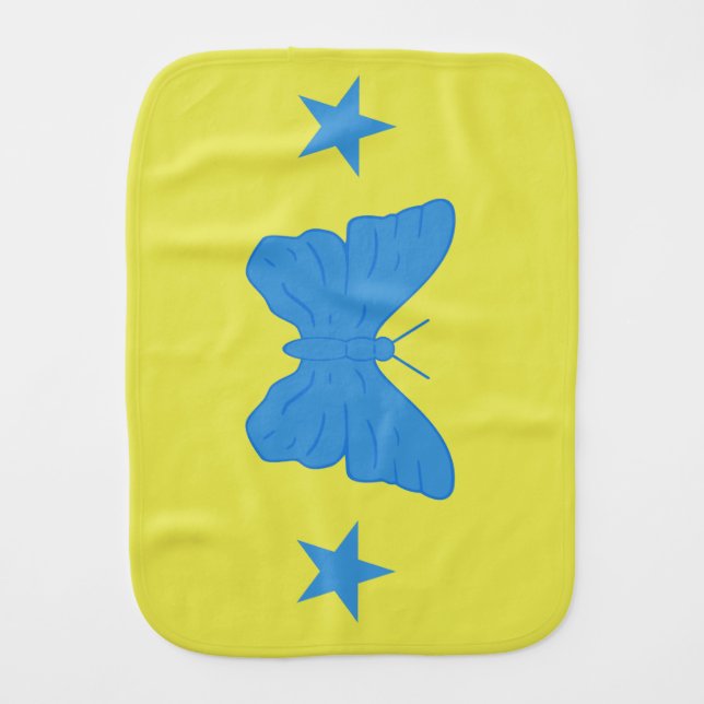 Patriotic burp cloth with Flag of Badis Bassit (Front)