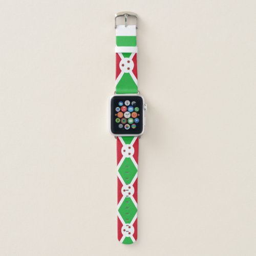 Patriotic Burundi Flag Apple Watch Band