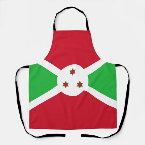 Patriotic Burundi Flag Apron