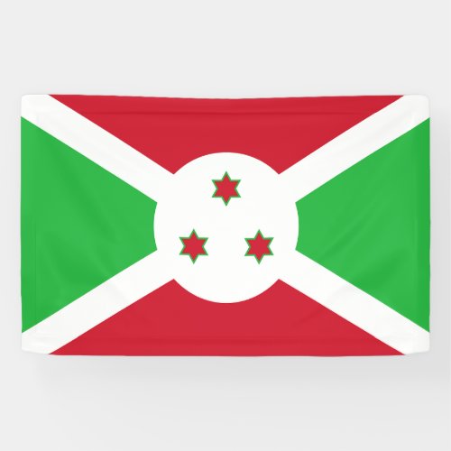 Patriotic Burundi Flag Banner