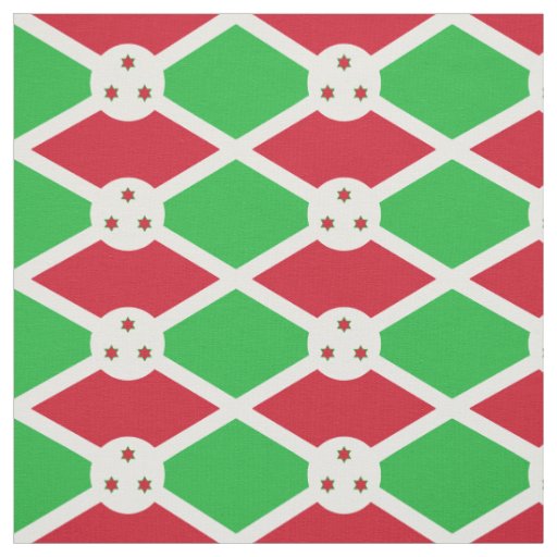 Patriotic Burundi Flag Fabric