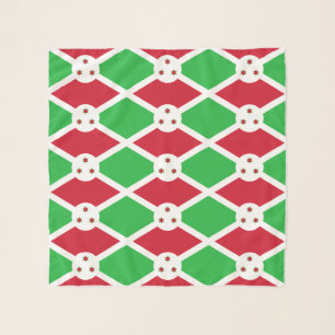 Patriotic Burundi Flag Scarf