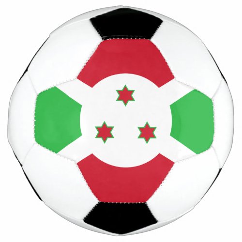 Patriotic Burundi Flag Soccer Ball