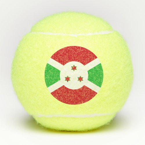Patriotic Burundi Flag Tennis Balls