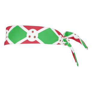 Patriotic Burundi Flag Tie Headband