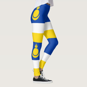 Patriotic Buryatia Flag Leggings