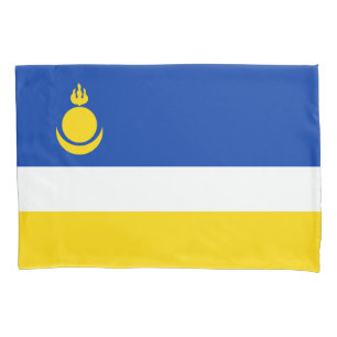 Patriotic Buryatia Flag Pillow Case