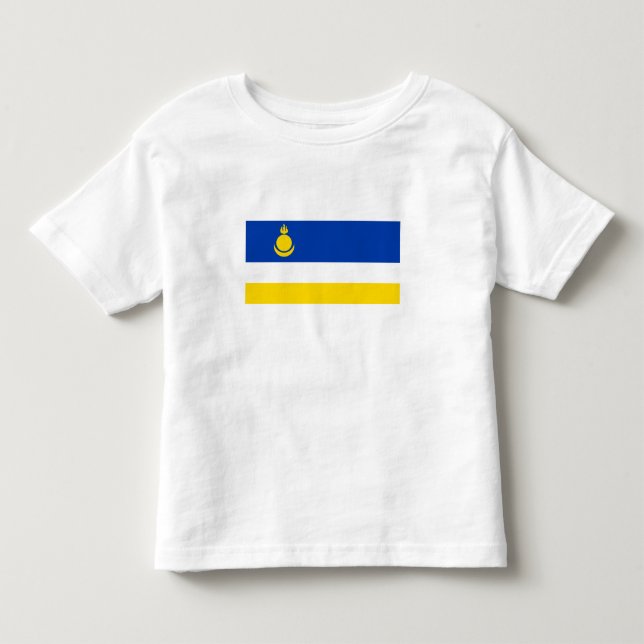 Patriotic Buryatia Flag Toddler T-shirt (Front)
