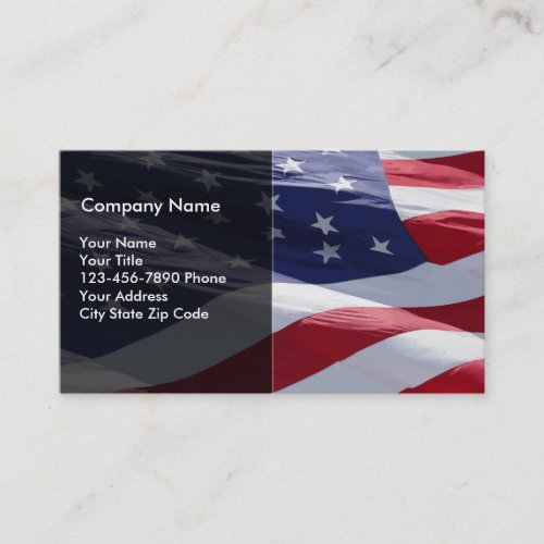 Patriotic Business Card