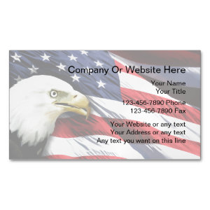 Patriotic Business Card Magnets