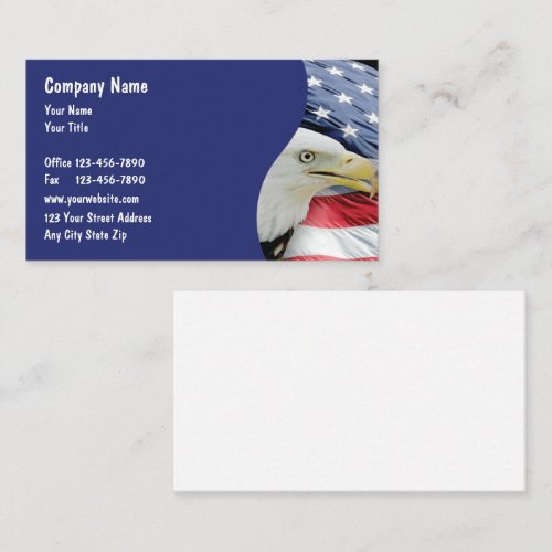 Patriotic Business Cards