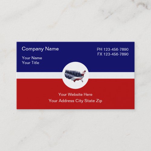 Patriotic Business Cards