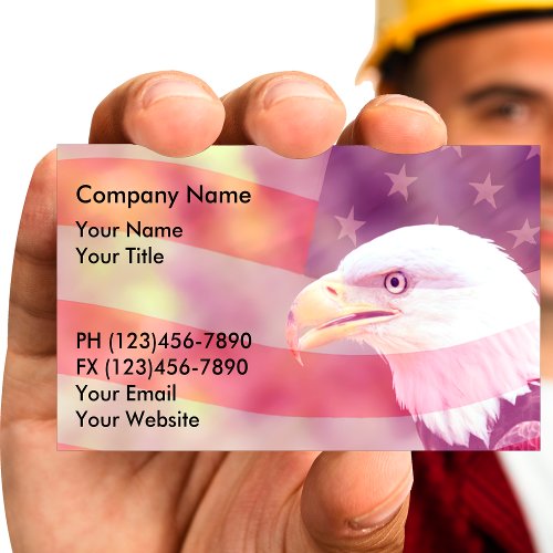 Patriotic Business Cards Background