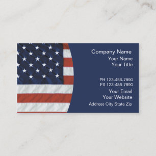 Patriotic Business Cards Fixed