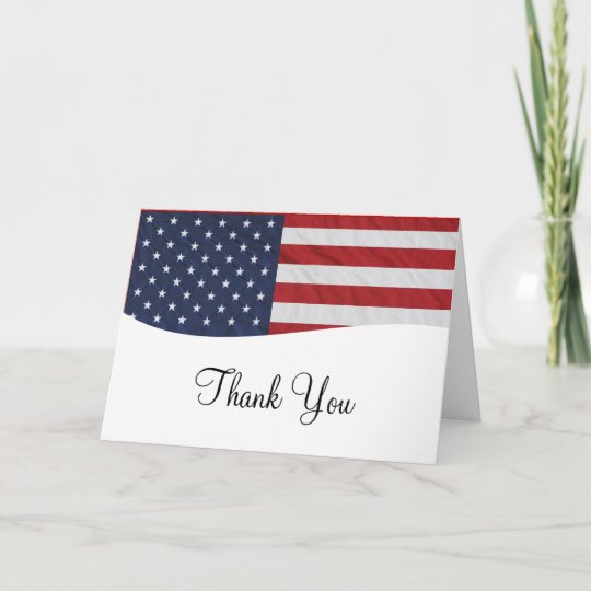 Patriotic Business Thank You Cards | Zazzle.com