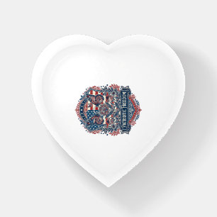 Patriotic Butterfly Garden Vector Graphic Tee_1 Paperweight