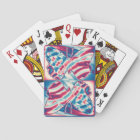 Patriotic Butterfly Playing Cards