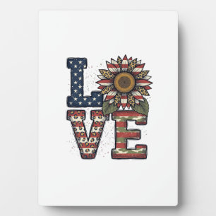 Patriotic Cactus Vintage Engraving Shirt Design_1 Plaque
