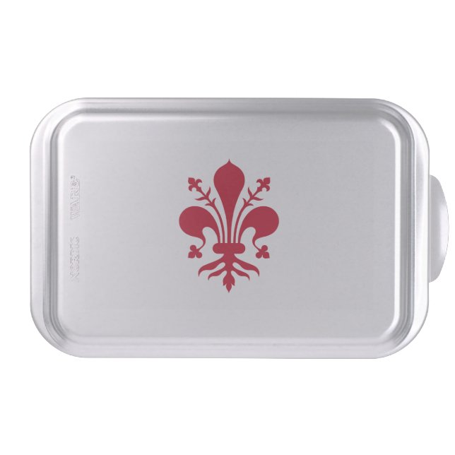 Patriotic cake pan with Flag of Florence (Front)