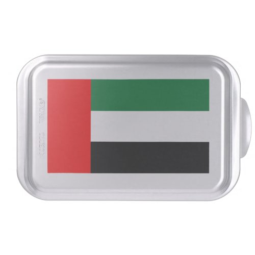 Patriotic cake pan with Flag of UAE