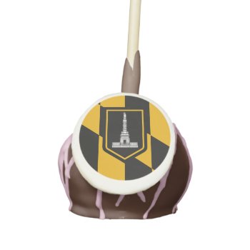 Patriotic Cake Pop With Flag Of Baltimore by AllFlags at Zazzle