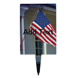 Patriotic Cake Topper