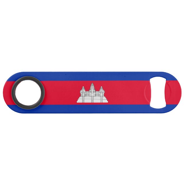 Patriotic Cambodia Flag Bar Key (Front (Horizontal))