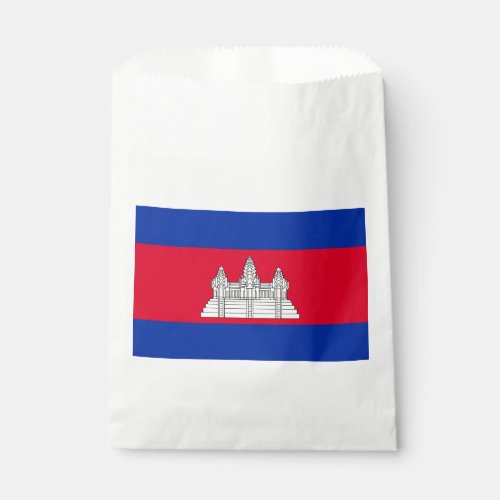 Patriotic Cambodia Flag Favor Bag