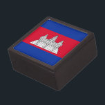 Patriotic Cambodia Flag Gift Box<br><div class="desc">Patriotic flag of Cambodia.</div>