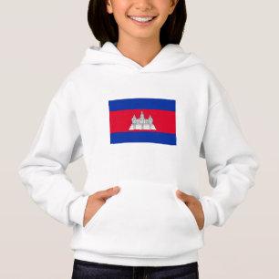 Patriotic Cambodia Flag Hoodie