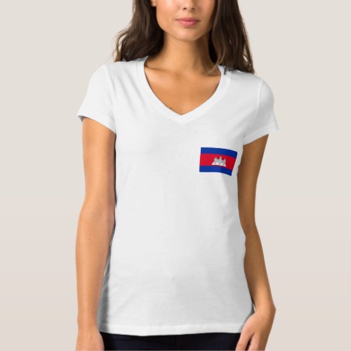 Patriotic Cambodia Flag T_Shirt