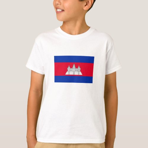 Patriotic Cambodia Flag T_Shirt