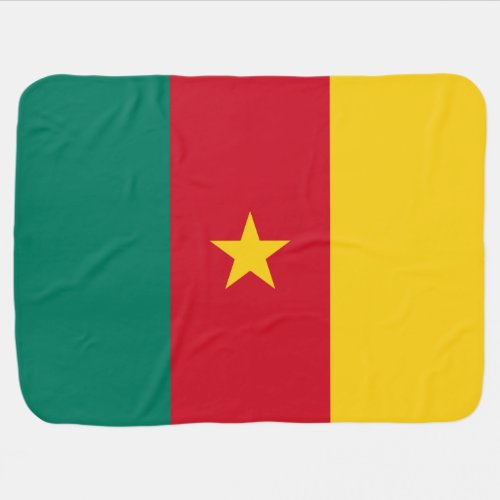 Patriotic Cameroon Flag Baby Blanket