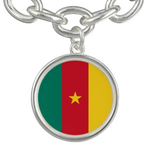 Patriotic Cameroon Flag Bracelet