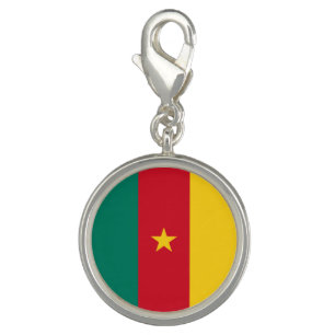 Patriotic Cameroon Flag Charm
