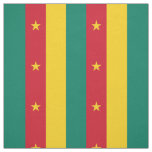 Patriotic Cameroon Flag Fabric