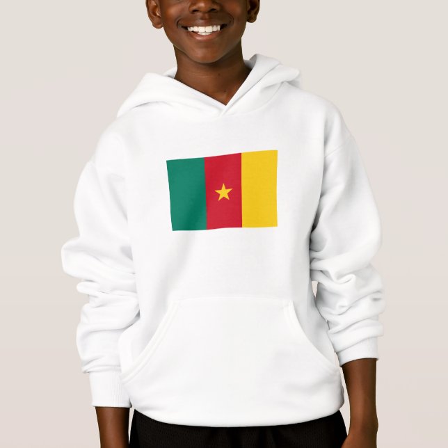 Patriotic Cameroon Flag Hoodie (Front)